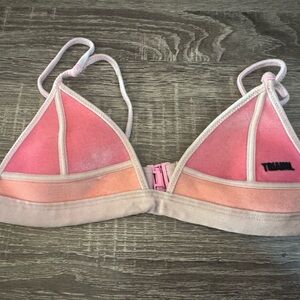 Triangl Pink Velvet Bikini Top & Bottom XXS